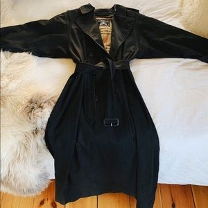 Long Burberry Trench Coat